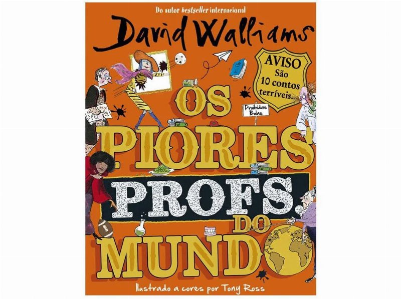 Livroos Piores Profs. Do Mundo De David Walliams