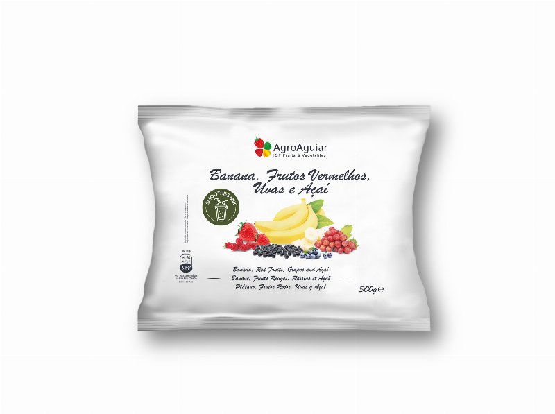 Mix Frutas Agroaguiar Banana Açaífrt Vermelhos 300 g