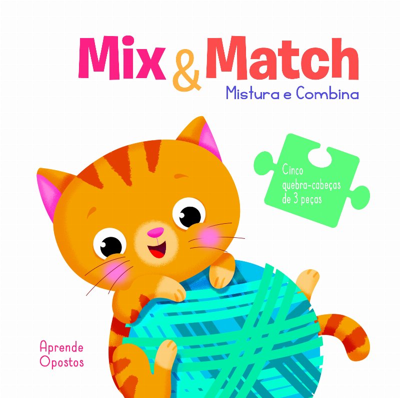 Livro Mistura E Combina: Aprende Opostos