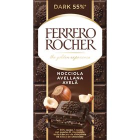 Tablete De Chocolate Negro E Avelãs Ferrero Rocher 90 gr