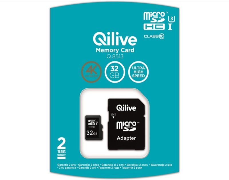 Cartão Memória Msd Qilive 32Gb Ekmsdm32Ghc10Ql2