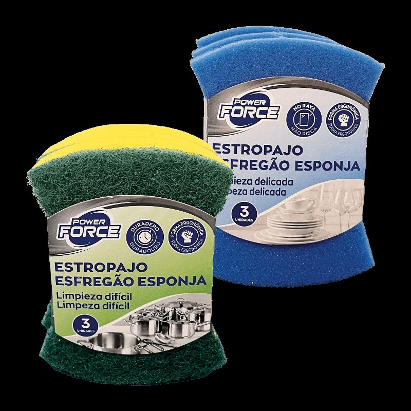 Esfregão Esponja Ergonômico Sortido