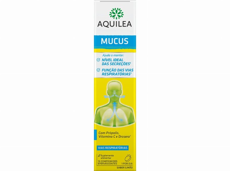 Suplemento Aquilea Mucus Efervescente 15 Comprimidos
