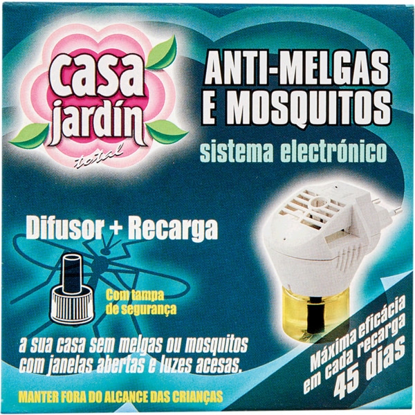 Insecticida Eléctrico Ati-Melgas E Mosquitos Difusor + Recarga 33 ml