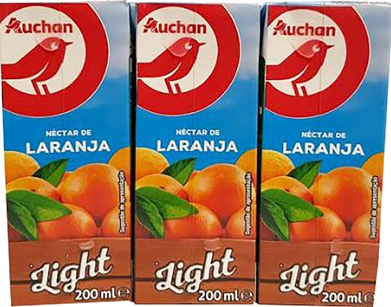 Néctar Auchan Laranja Light 6X200 ml