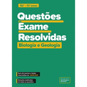 Questões De Exame Resolvidas - Biologia E Geologia - 10.º E 11.º Anos De Elementos