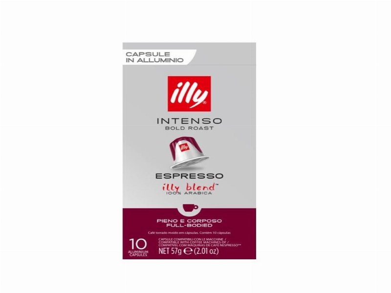 Cápsulas Illy Compatível Nespresso Café Intenso 10Un