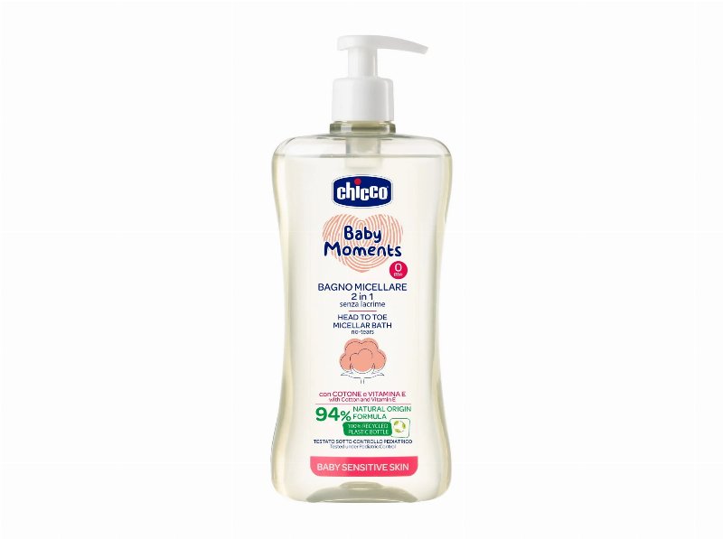 Gel Banho Chicco Micelar Peles Sensíveis 500 ml