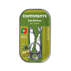 Sardinha Em Azeite Continente 120 gr (Peso Escorrido 85 gr)