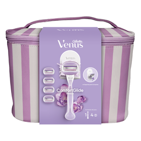 Conjunto Máquina Depilatória Comfortglide Breeze Gillette Venus 1 Un