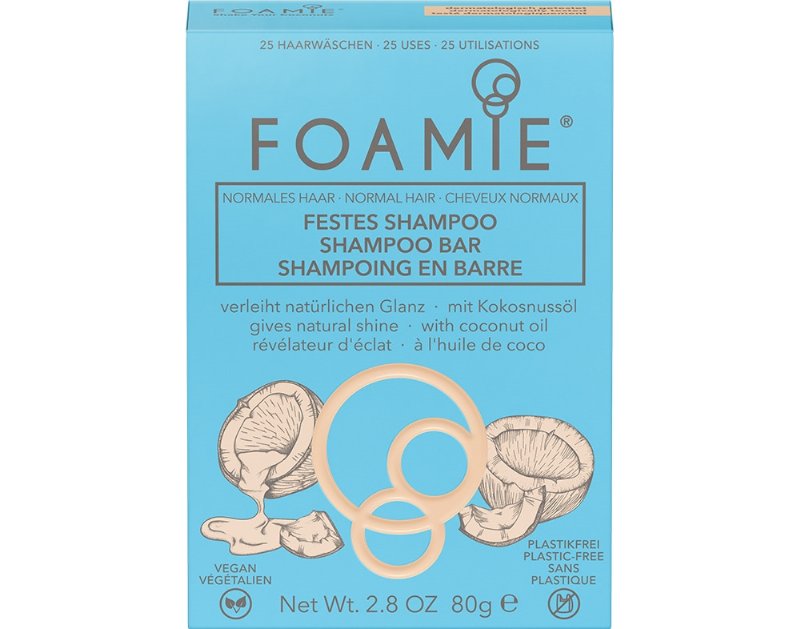 Champô Foamie Sólido Cabelo Normal 80 g