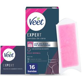 Bandas Depilatórias Cera Fria Bikini Veet 16 Un