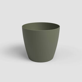 Vaso Redondo Plástico 12Cm Verde Seco Artevasi 1 Un