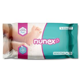 Toalhitas Bebé Sensitive Biodegradáveis Nunex 54 Un