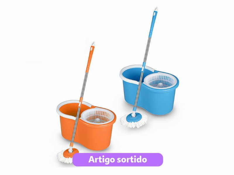 Balde Com Espremedor E Mopa 360º Anilar Cores Sortidas