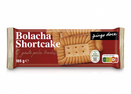 Bolachas Shortcake Pingo Doce 0.185Kg
