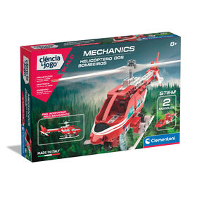 Clementoni - Kit Laboratório De Mecânica Helicóptero Dos Bombeiros