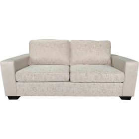 Sofá 3 Lugares 198X87X88Cm Leipzig Bege Kasa