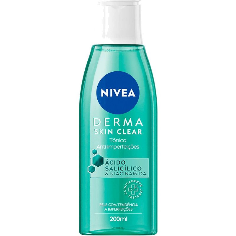 Tónico De Limpeza Facial Derma Skin Clear 200 ml