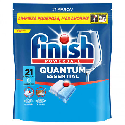 Cápsulas Para Máquina Da Loiça Quantum Essential Finish 21Un