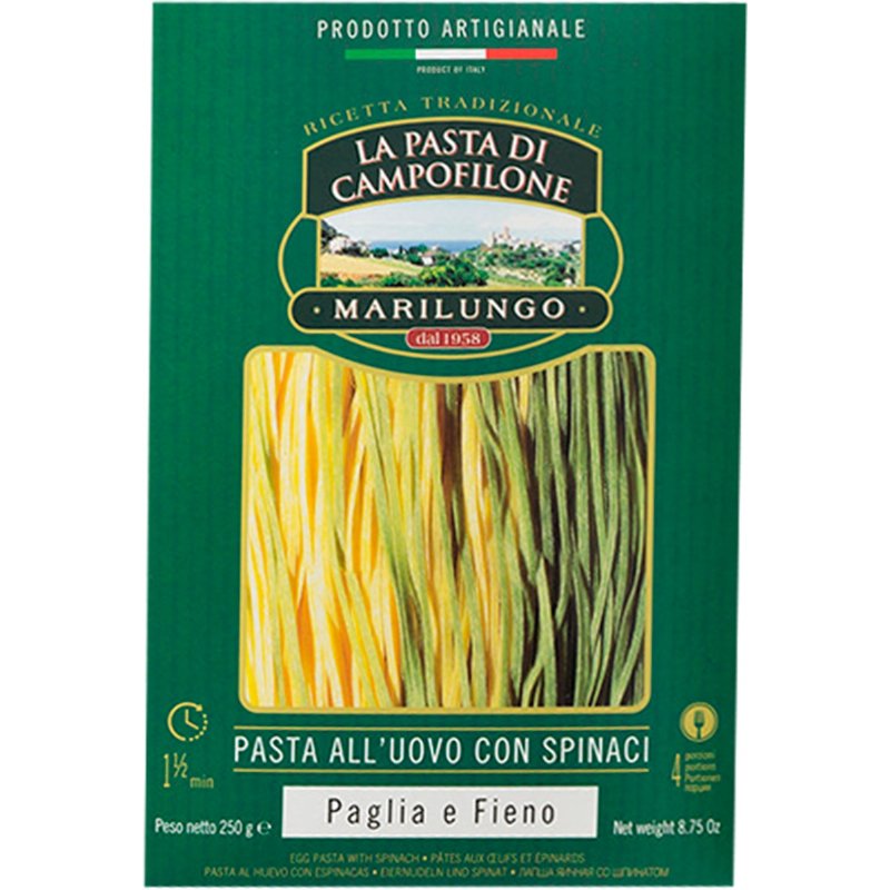 Massa Com Ovo E Espinafres 250 g