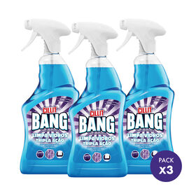 Limpa Vidros Spray Cillit Bang 3 X 500 ml
