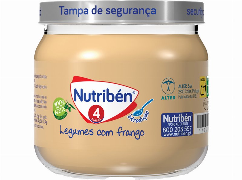 Boiao Nutriben Legumes Com Frango 120 g