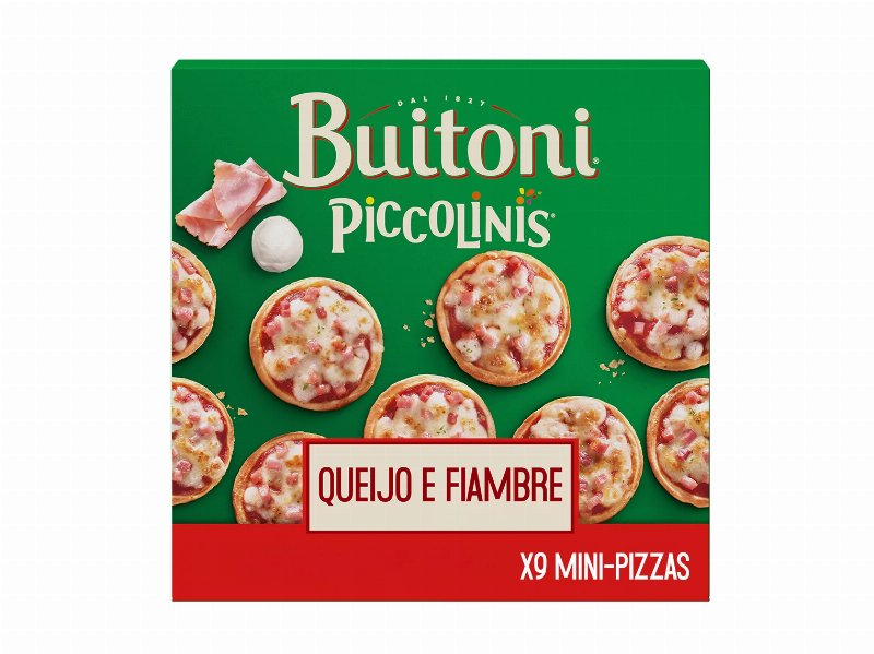 Mini Pizzas Buitoni Piccolinis Queijo E Fiambre 270 g