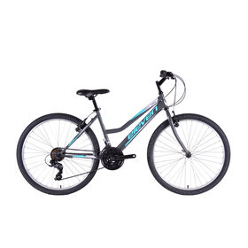 Bicicleta Adulto Roda 26'' 21V Play Cinza Escuro Eleven Sports