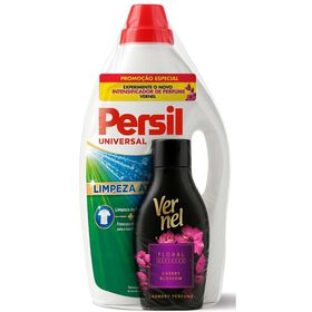 Conjunto Detergente Roupa E Intensificador Perfume Persil 100 Doses + 30 Doses