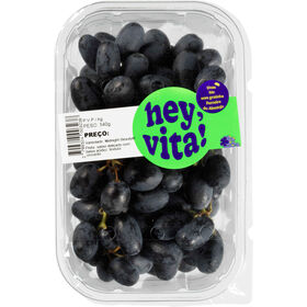 Uva Preta Sem Grainha Biológica Hey, Vita! 500 g (Aprox.)
