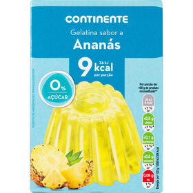 Gelatina Em Pó Ananás Sem Açúcar Continente 25 gr