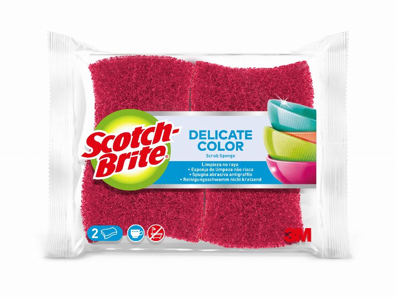 Esfregão Scotch Brite Esponja Não Risca 2Un