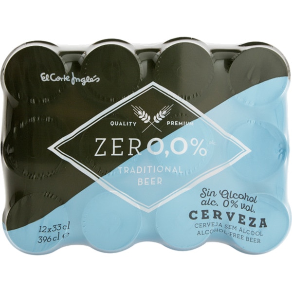 Cerveja Sem Álcool 0,0% Pack 12 33 cl