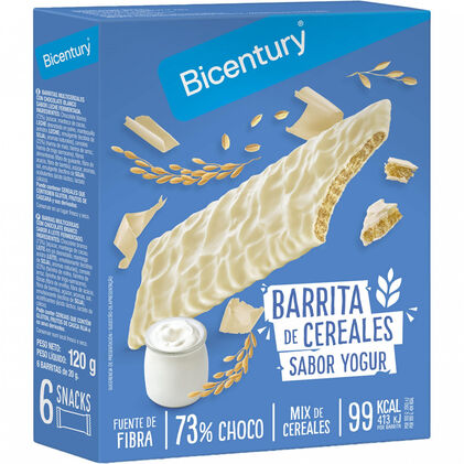 Barras De Cereais E Iogurte Bicentury 0.12Kg