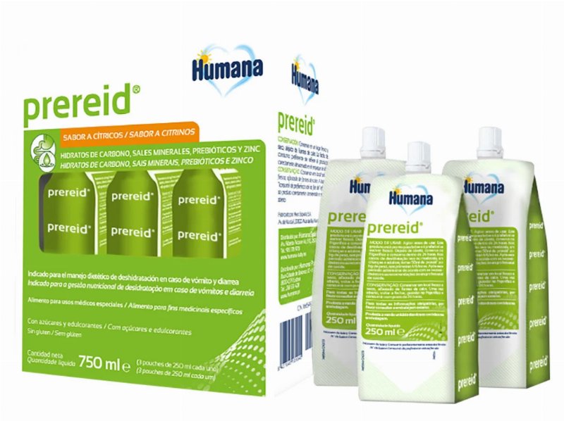 Suplemento Prereid Solução Rehidratação 3X250 ml