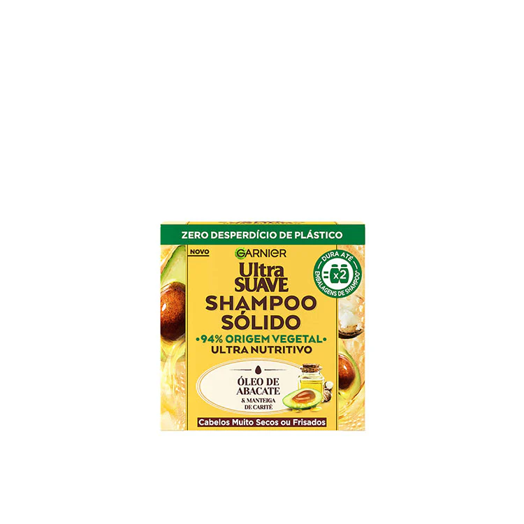 Garnier Ultra Suave Champô Sólido Abacate E Manteiga De Karité 60 gr
