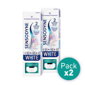 Pasta De Dentes Clinical White Fortalecimento Do Esmalte Sensodyne 2 X 75 ml