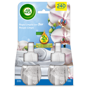 Ambientador Elétrico Recarga Roupa Limpa Air Wick 2 Un