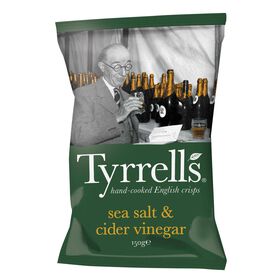 Batata Frita Sal Marinho E Vinagre Tyrrell's 150 gr