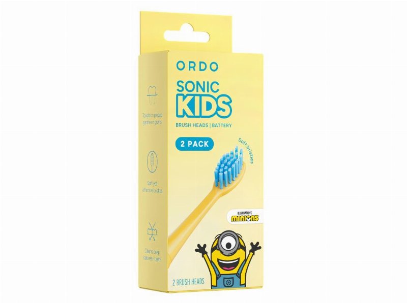 Recarga Escova Ordo Kids Pilhas Minions 2Un