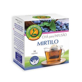 Infusão Mirtilo Saquetas Cem Porcento 10 Un