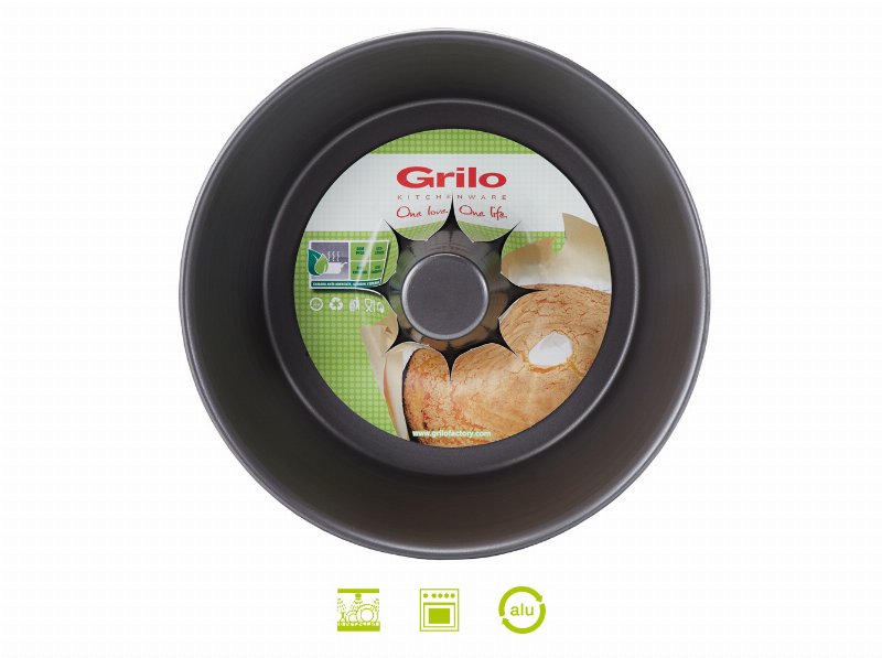 Forma Pão De Ló Grilo Preto 24Cm