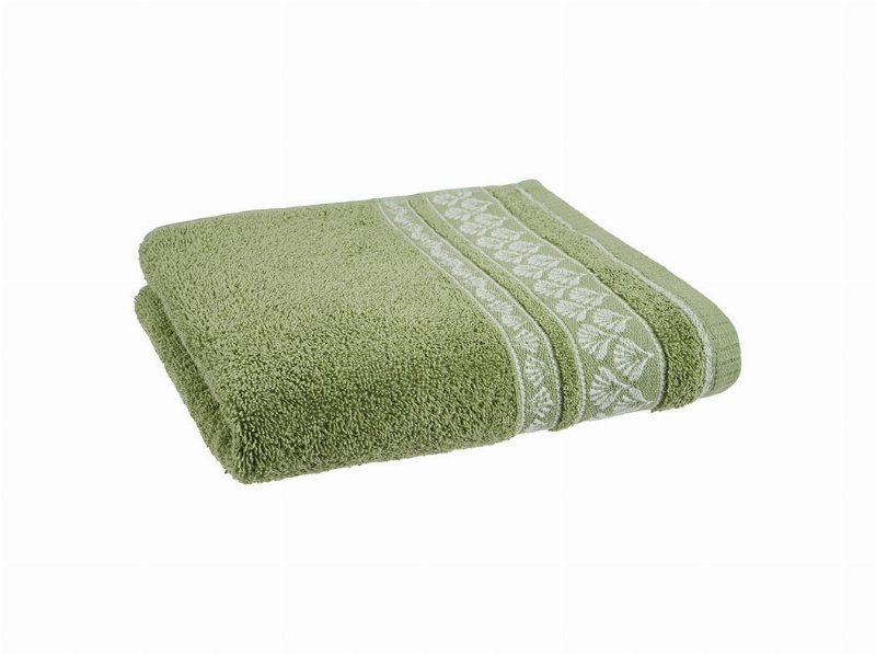 Toalha Mãos Barra Actuel Verde 450 g 50X100