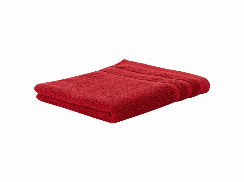 Lençol Banho Alg Organ Actuel Vermelh 500 g 100X150