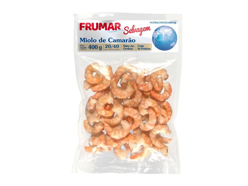 Miolo Camarão Selvagem Frumar 20/40 Ultracongelado 400 gr