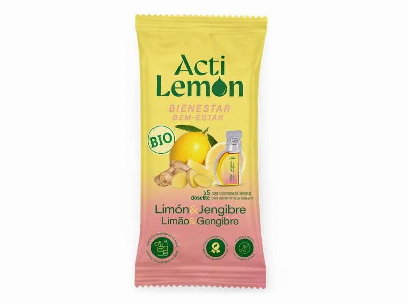 Sumo Limão E Gengibre Polenghi Actilemon 5X15 ml