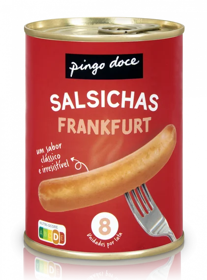 Salsichas Frankfurt Lata Pingo Doce 0.2Kg
