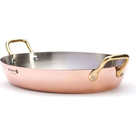 Assadeira Oval Cobre E Inox 32 X 23 Cm Inocuivre Debuyer