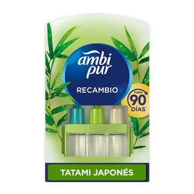 Ambientador Recarga Eléctrico 3Volution Tatâmi Do Japão Ambipur 1 Un